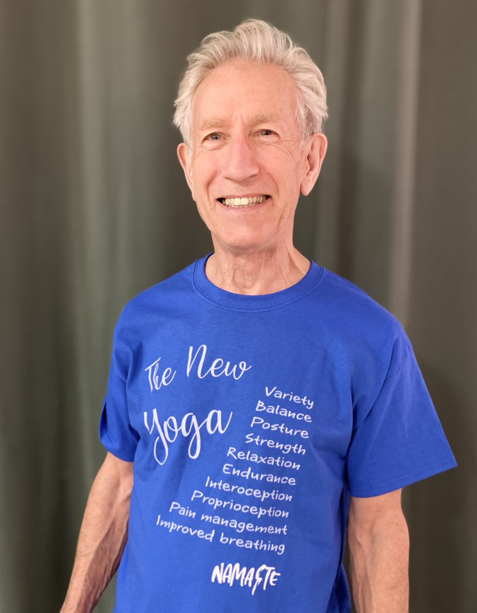 AlbertaYoga's tweet photo. What a great and relevant gift for AYC Director of Education Rob Walker, author of The New Yoga. "This training is one of the most memorable experiences of my life," says Cristina who gave this T shirt to Rob. Next training January 12. Find out more at https://t.co/fWm6UewhYs https://t.co/PmxQ7ObFRw