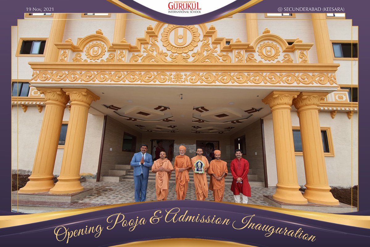 rajkotgurukul's tweet photo. Opening Pooja & Admission Inauguration
at Swaminarayan Gurukul Rajkot Sansthan - Secunderabad
#hyderabad #gurukul #secunderab #india #swaminarayan #Telangana https://t.co/PagdG7nvEQ
