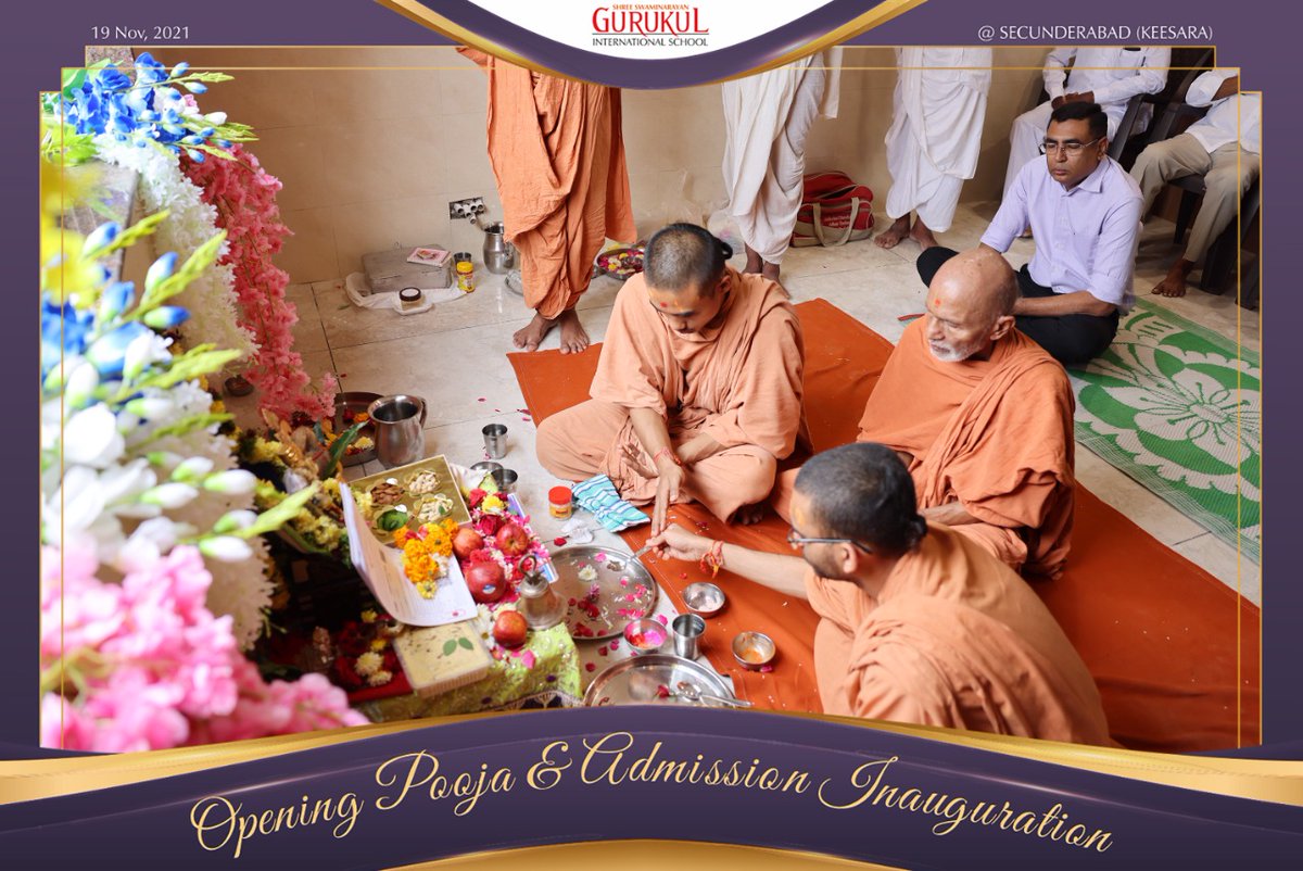 rajkotgurukul's tweet photo. Opening Pooja & Admission Inauguration
at Swaminarayan Gurukul Rajkot Sansthan - Secunderabad
#hyderabad #gurukul #secunderab #india #swaminarayan #Telangana https://t.co/PagdG7nvEQ