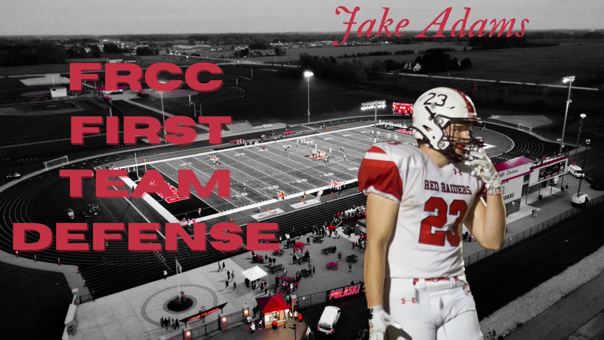 🛑CONFERENCE AWARD🛑 First Team Defense~Jake Adams