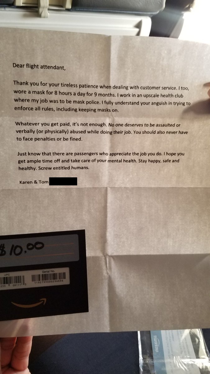 SteveMickley's tweet photo. I had an interesting encounter with an @AmericanAirlines flight attendant. One that will give you hope and inspire you to be a better human.
You'll want to pass this on.
https://t.co/R5bszOMp3k https://t.co/ZLJGOI3pw2