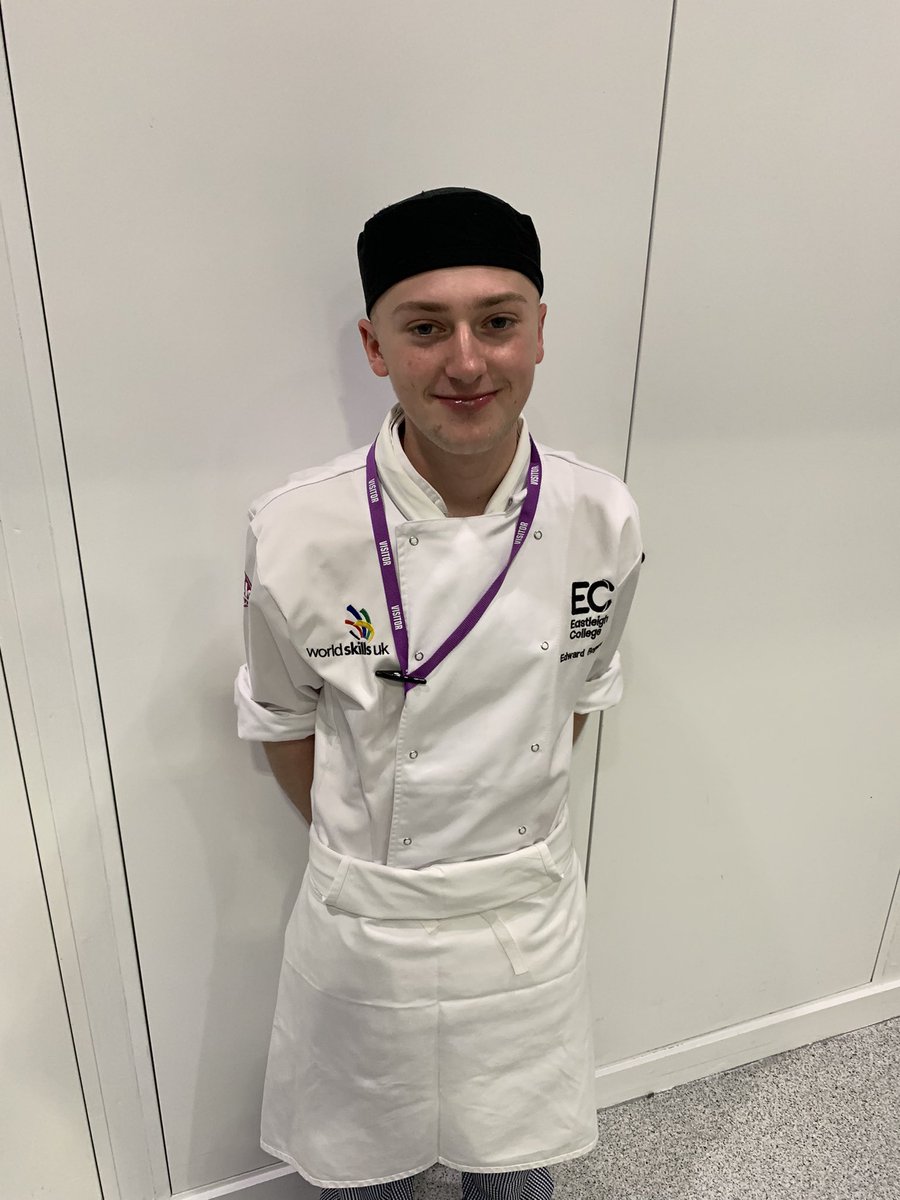 Today was the end of the <a href="/worldskillsuk/">WorldSkills UK</a> national final in culinary art <a href="/CofGCollege/">City of Glasgow College</a> . Super proud of Ed for his focus , passion and determination. Now we wait for next Friday. Thank you to all the judges for giving up your time .