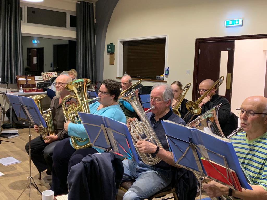 Great rehearsal this week and terrific to welcome some new players too 
🤗 🤗 🤗 
Have a great weekend everyone 🎺🎶