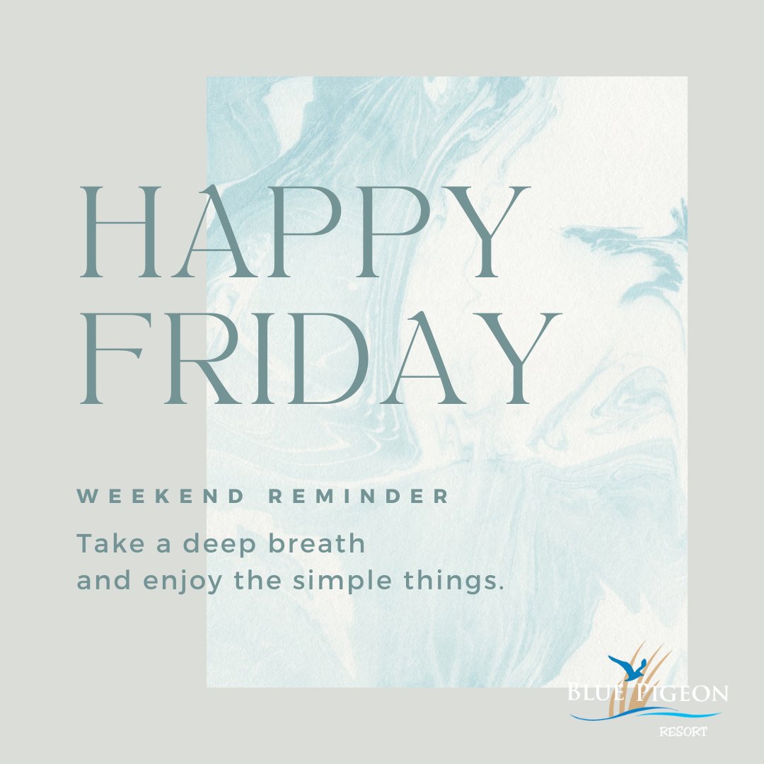 BluePigeonRsrt's tweet photo. Enjoy the little things in life, because one day you make look back and realize they were the big things."

#weekendvibes #fridayfeeling #enjoylife #enjoythelittlethings #momentslikethese #simplicity #bluepigeonresort https://t.co/J3ym0HdWGh
