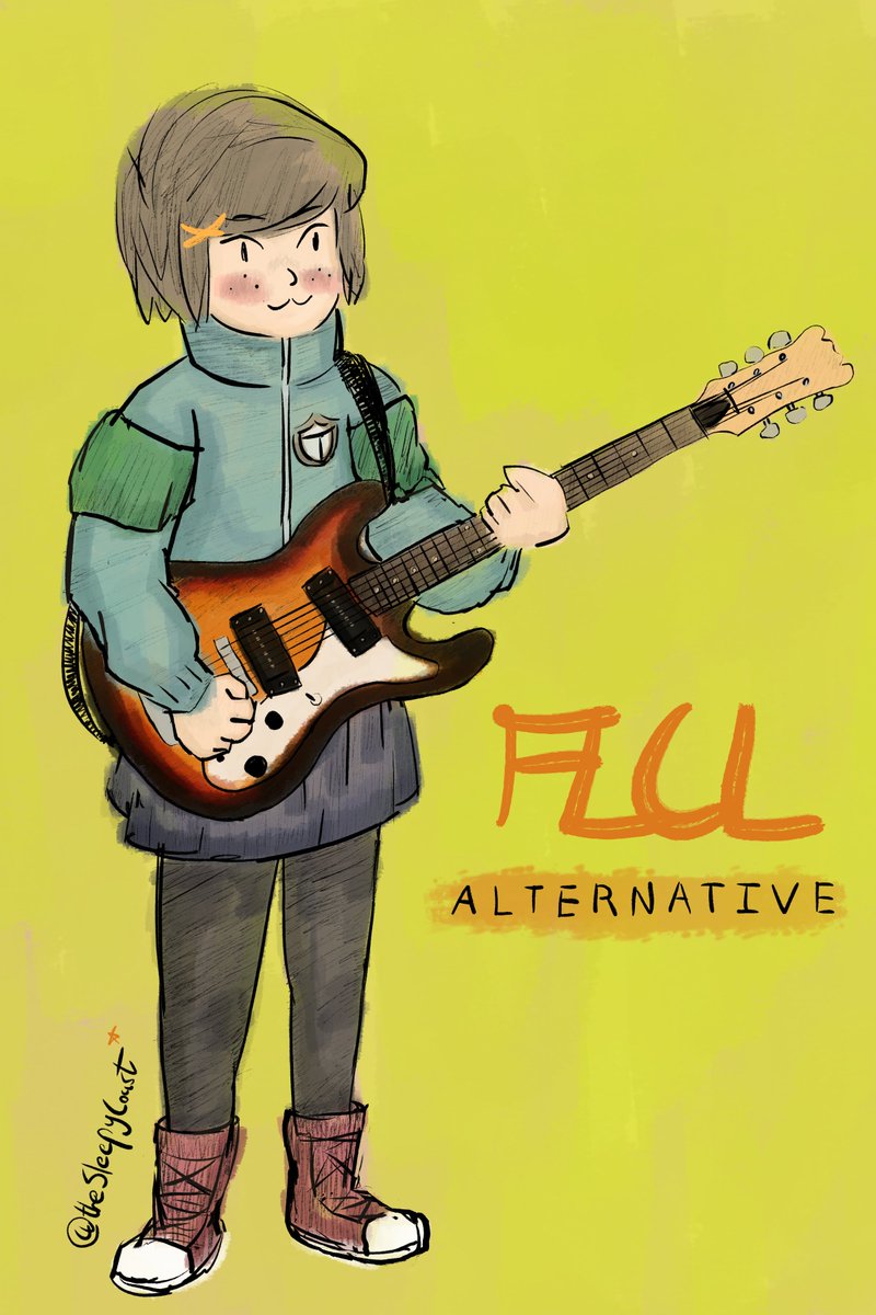 thesleepycoast's tweet image. The breakout character from an under-appreciated sequel. Here's Pets with a Univox hi-flier for max grunge.
#FLCL #FLCL3 #フリクリ #フリクリオルタナ #ペッツ