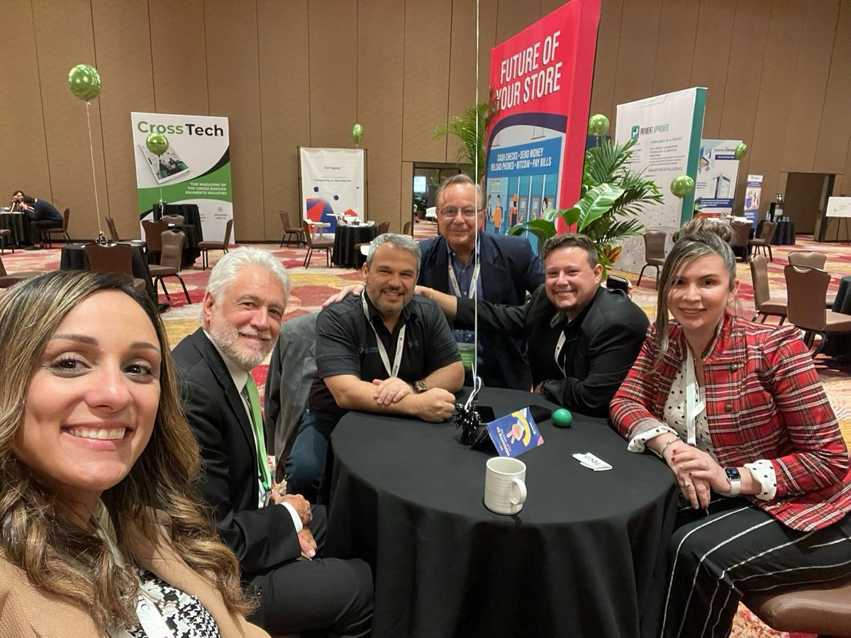 DTOneSolutions's tweet photo. That's a wrap on day 4 event at IMTC. DT One was grateful to join a panel session led by cross-border payments actors and our own Carlos Ore ;  Mingled with Hugo Cuevas-Mohr, CEO IMTC; Lots of networking with key players and got some time to catch up with our Thunester friends. https://t.co/7ed4I2wbKk