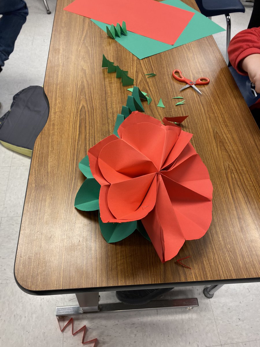 Alyssa_L1819's tweet photo. A counter full of poinsettias! Today our wonderful  AVID students worked on some amazing poinsettias for our hall decorating!  #AVIDcavs
@MPorras_HMS @AHernandez_HMS @jgraje08 @sarahinabubble_ https://t.co/B1U7RoZyx4