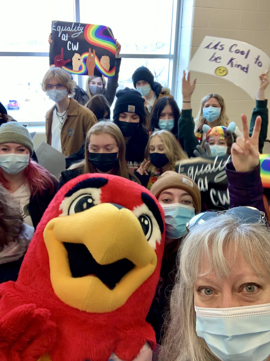 BallantyneCW's tweet photo. One of the many gifts of being a teacher is seeing the enthusiasm, creativity & unbridled joy in the eyes of teenagers.
There is no greater honour than to witness their growth as leaders, as they become anchored in their own voice.
❤️🧡💛💚💙💜🖤🤍🤎
#UnityMarch #CWDHS @ugdsb https://t.co/is4kzXPI6W