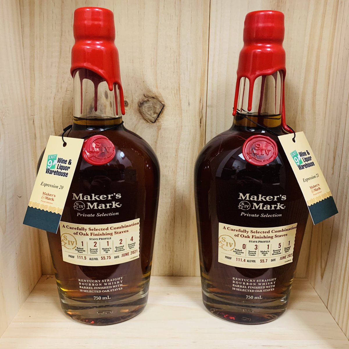 Exit9Wine's tweet photo. Tomorrow--November 20--join us from 12-3pm as we host Maker's Mark Brand Ambassador, Daniella Solano, for a special in-store event!  We're launching our new Private Selection Barrels--the 7th and 8th barrels we've crafted with Maker's Mark--and offering a free in-store tasting. https://t.co/hlIbQwr3uW
