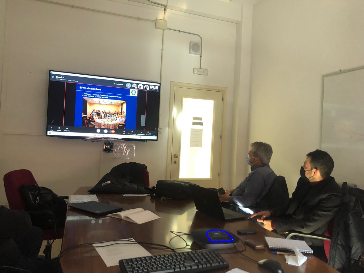 Bioall_Project's tweet photo. #kick-off meeting in Madrid  (face-to-face and online) where all the partners presented their role in bioall. Despite the different time (China-Madrid-Chile-Colombia) was really fruitful! 
4 years ahead to proof we are better at science and training than at photography 😉 https://t.co/BSkCmkhbJp