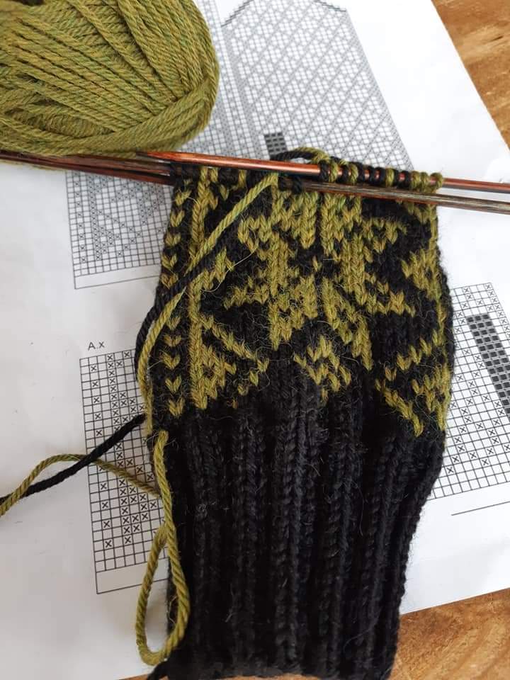 D5 í #12dagatwitter Ég verð nú að viðurkenna að hámhorf á hina ýmsu misgáfulegu þætti hafa verið nýttir til að hreinsa hugann um helgar📺 með prjóna við hönd🧶 Gríp nú líka í bók📚 og skoppast á milli þúfna í móanum hér við húsið mitt🏡