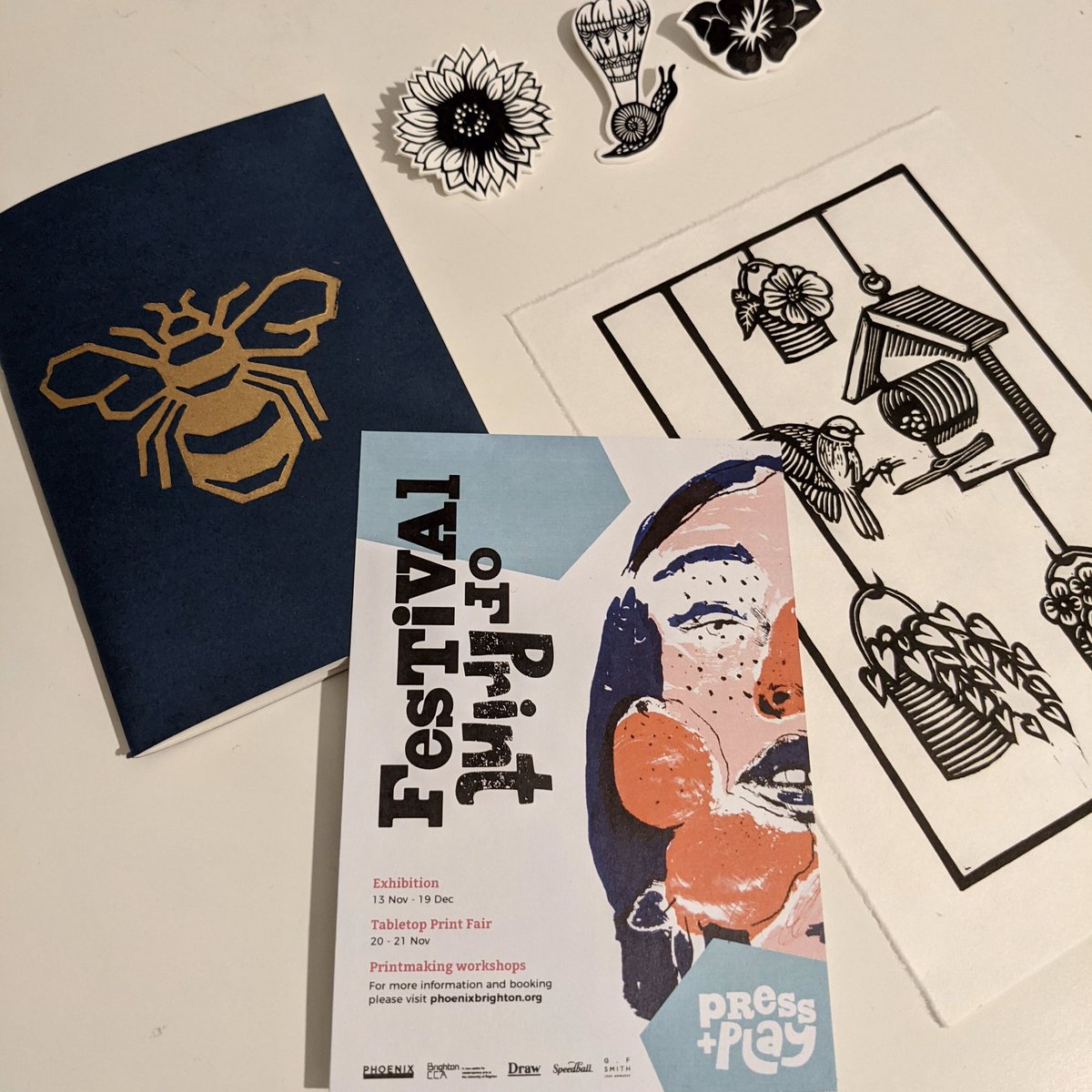 vickygomezc's tweet photo. This weekend I’ll be at Press+Play Tabletop Print Fair. ☺️
📍Phoenix Art Space. Saturday and Sunday ⏰ 11 to 5.

#Brighton #printmaking https://t.co/jWTh4UK6iJ