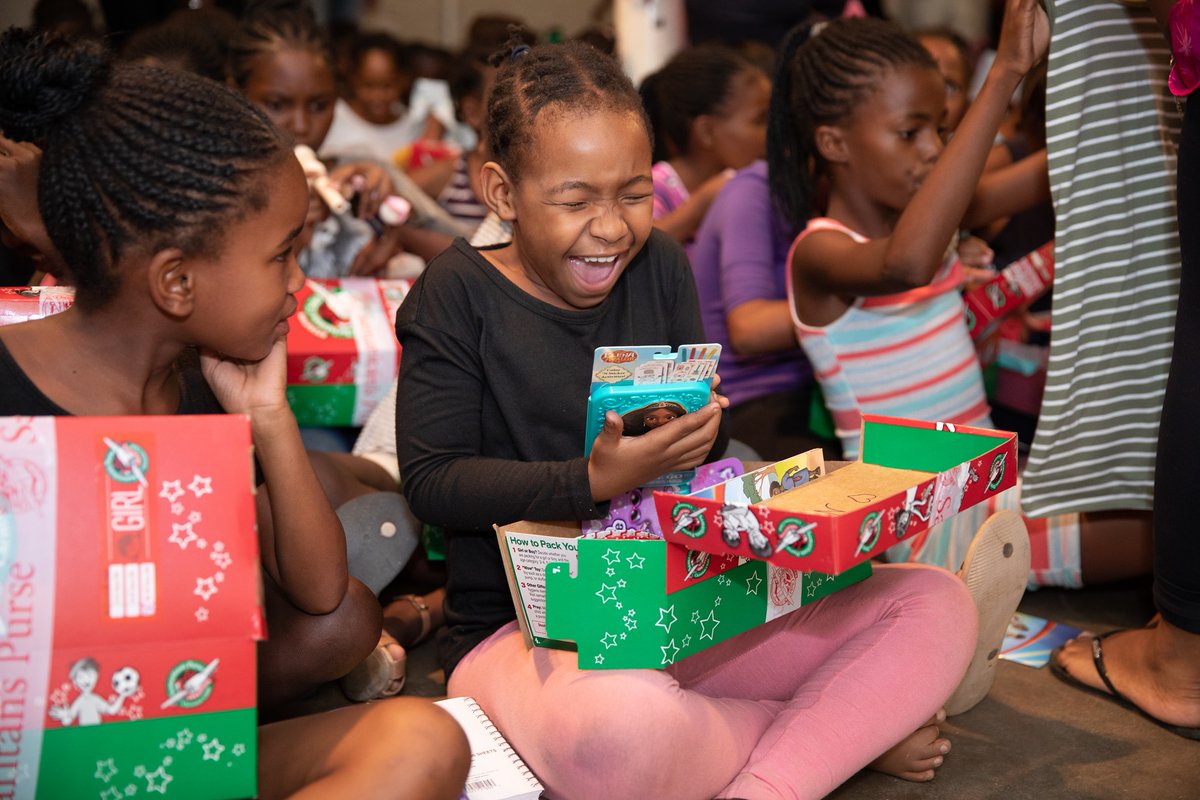 OCC_shoeboxes's tweet photo. We deliver Good News &amp; great joy to millions of children around the world through shoebox gifts &amp; Jesus' love. Join us in prayer for each of these children, as they receive this tangible expression of God's love.

It's not too late to pack a shoebox! https://t.co/YTbPu75o9K https://t.co/bLWbtAPLTt