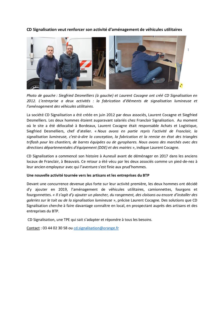 EntreprisesO's tweet photo. Proximité ,efficacité,une compétence ancienne et reconnue!
⁦@ccioise⁩ https://t.co/xqykpU7eZG