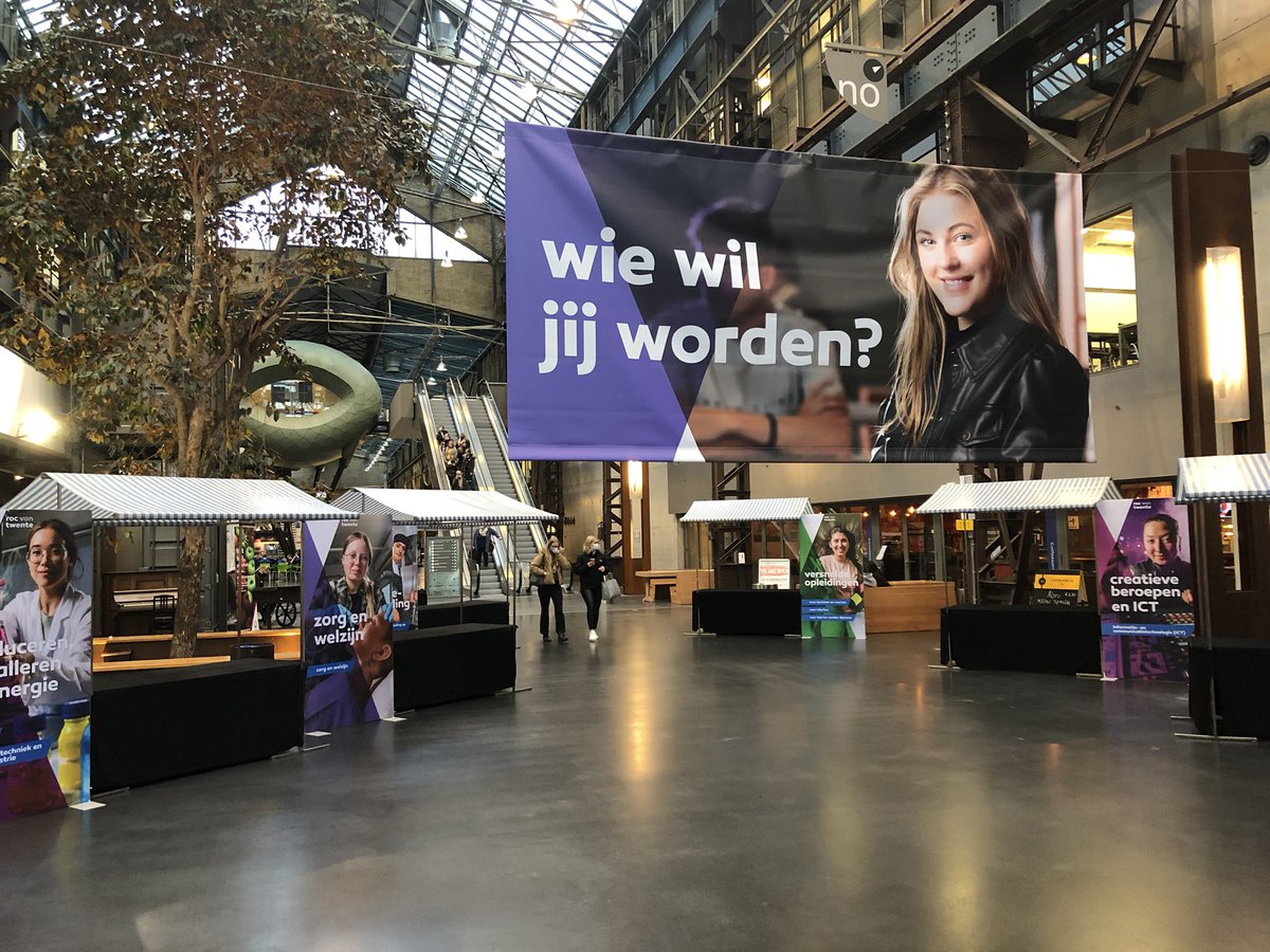 Wie wil jij worden? Ontdek het morgen op onze Open Zaterdag. Meld je vooraf aan. Meer info: rocvantwente.nl/voor-scholiere…