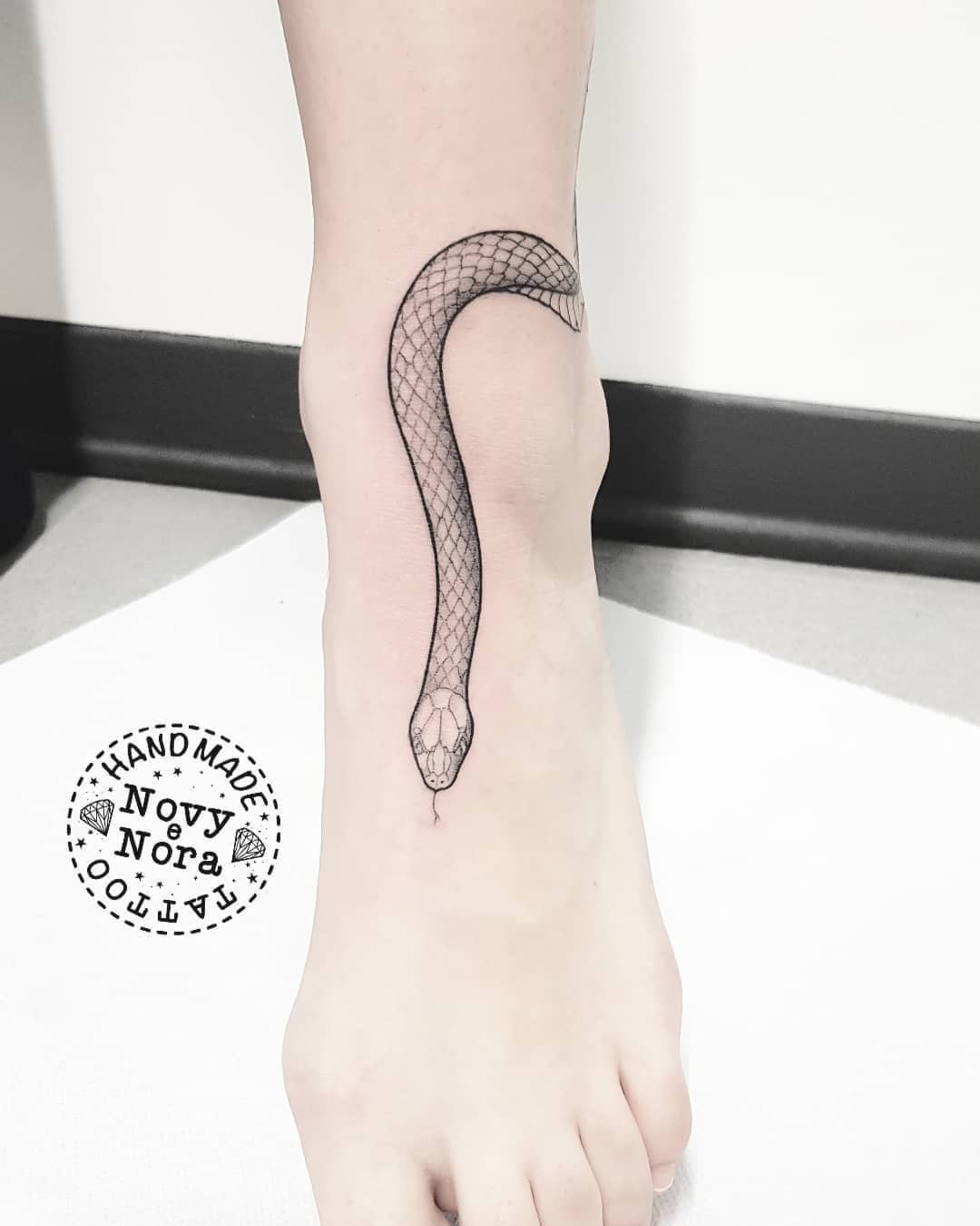 Buy Snake Temporary Tattoo set of 2  Snake Ankle Tattoo Online in India   Etsy