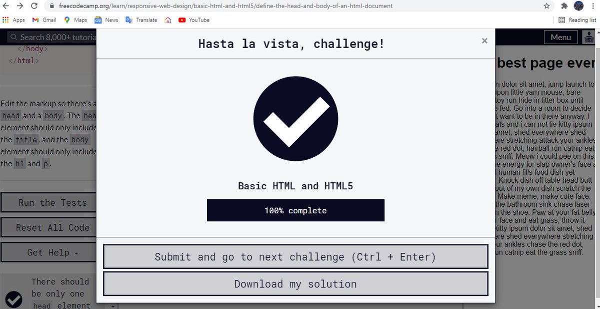 Anna2_web's tweet image. Day 2: Congratulate🥳 me I have done with HTML.
#100DaysOfCode