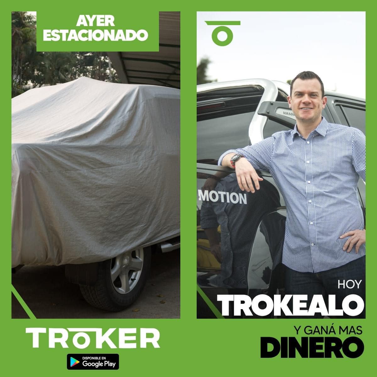 TrokerApp's tweet photo. 😎¡SÁCALE GANANCIA A TU PICK UP Y TROKEALO!
🤑Genera ganancias adicionales y sácale provecho a tu pick up.
📲Descarga la APP https://t.co/d23LCKi3gq...
y a ¡trokear se ha dicho! 😎
Para más información escríbenos por WhatsApp 3759-9022 o visita 🌐 https://t.co/Z1TgX1hkbA https://t.co/Av3jRQP8Ju