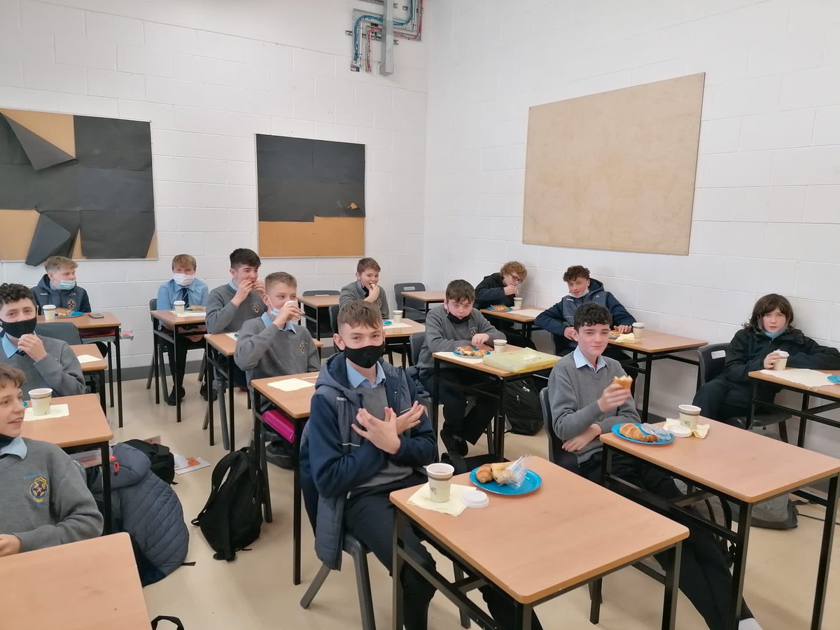 WexCBS's tweet photo. Ms Argue's 2nd year French class enjoying a French breakfast this morning #lovelanguages #languagesinaction #lepetitdejeuner https://t.co/ieoGCpW7c2