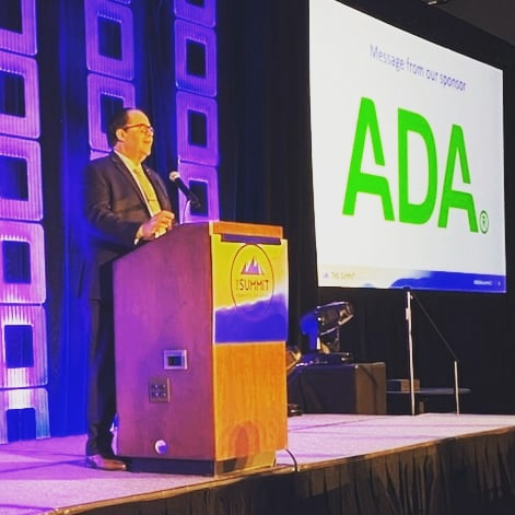 AmerDentalAssn's tweet photo. The ADA is proud to sponsor ASDA’s Summit that kicks off today in Chicago. ADA President Dr. Cesar Sabates and ADA Executive Director Dr. Raymond Cohlmia reminded attendees “ASDA student members are ADA student members!”#ASDAfever #ASDASummit21 https://t.co/kbnDKfAz43