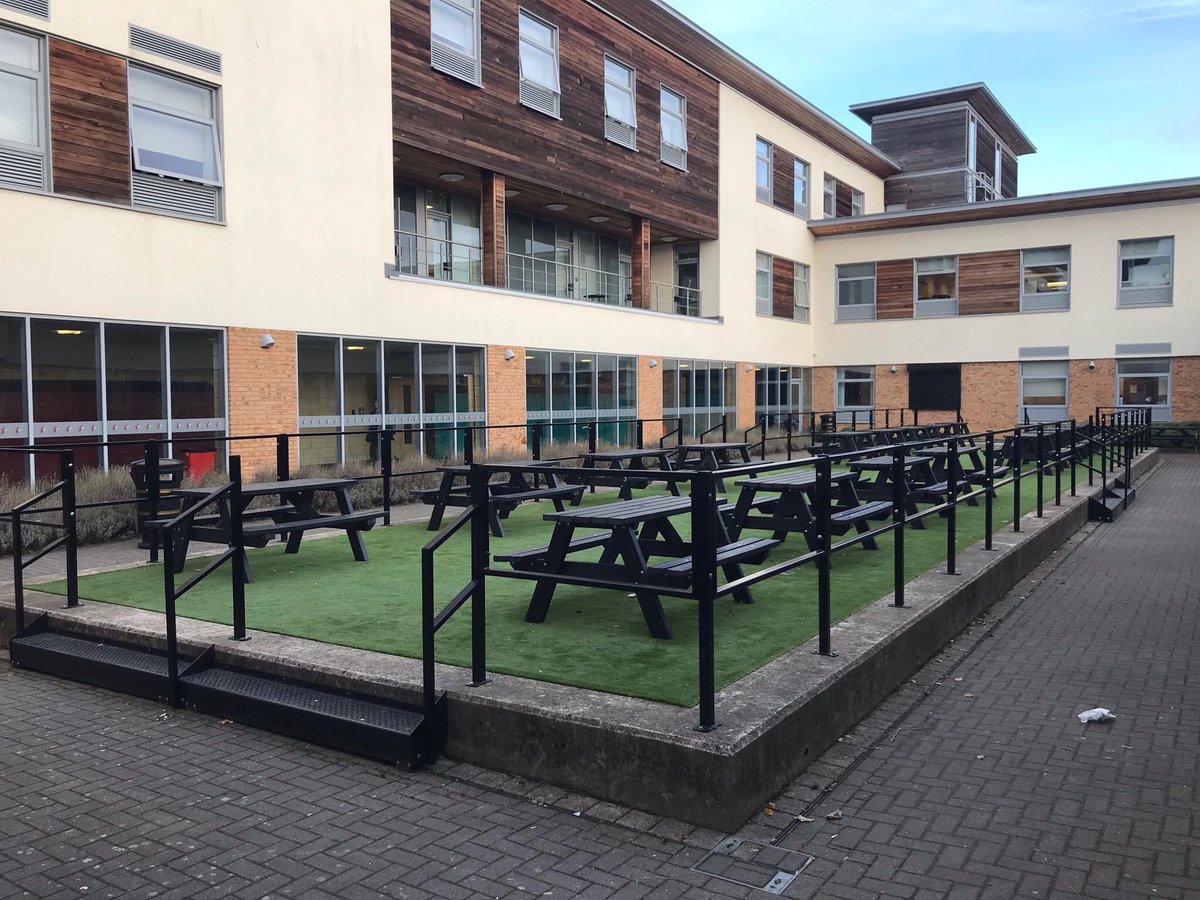 waltonsmarquees's tweet photo. Creating a covered space for the winter for young people to stay safe while mingling https://t.co/p8N6plXwZ0