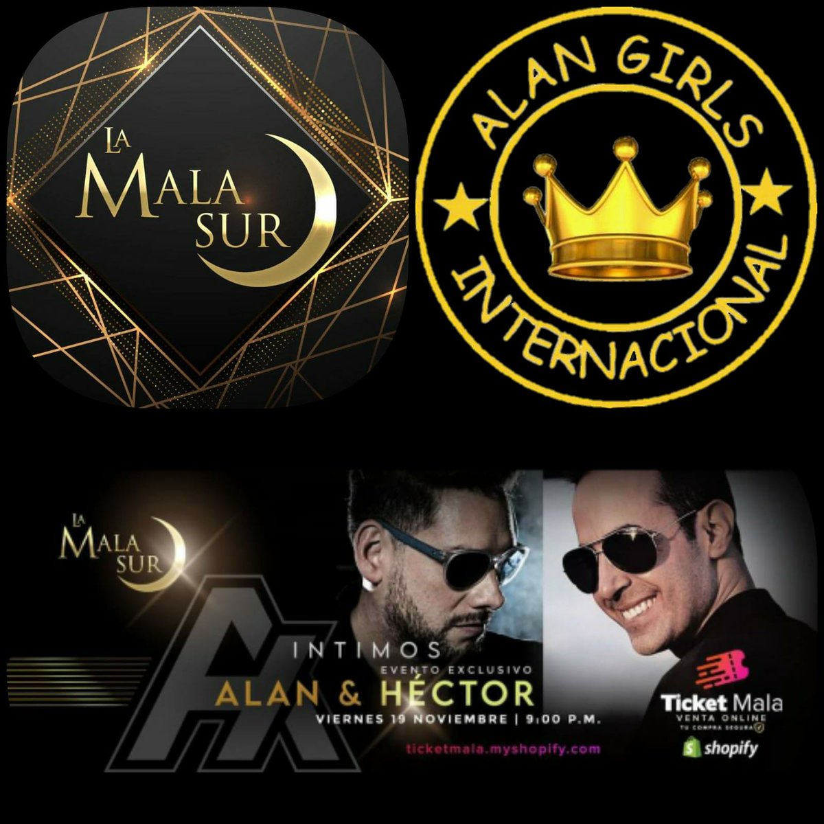 HOY <a href="/ALANMAGNETO/">ALAN IBARRA</a> &amp; Héctor 🙌🏼🎤 Estarán para ti exclusivamente en la Mala Sur 🌙✨ Viernes 19 de Noviembre 9:00 pm
📍 Plaza La Gourmetería
Av. Adolfo López Mateos Sur 1710, El Palomar.
#MusicaEnVivo🎶 #LaMalaSur #Guadalajara #GourmeteriaGDL #GDLsur <a href="/alangirlsfc/">AlanGirls Internacional 💛</a> presentes💛🙋‍♀️👑 🇲🇽