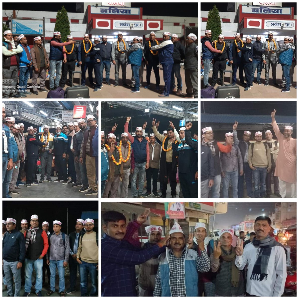 अटेवा के प्रदेश अध्यक्ष विजय कुमार बन्धु द्वारा आहुत 'पेंशन शंखनाद रैली' को सफल बनाने हेतु मंगल पांडेय की क्रांतिकारी धरती बागी बलिया से उत्साही साथियों का आज जनपद बलिया के विभिन्न स्थानों से लखनऊ, कूच।
#NPSनिजीकरणभारतछोड़ो 
<a href="/vijaykbandhu/">Vijay Kumar Bandhu</a> <a href="/PatiNeeraj/">Dr. neeraj pati Tripathi</a> <a href="/abhinav019/">𝐀𝐛𝐡𝐢𝐧𝐚𝐯 𝐒𝐢𝐧𝐠𝐡'𝐑𝐚𝐣𝐩𝐨𝐨𝐭'</a> <a href="/ImranSyedDanis1/">Imran Syed Danish</a>