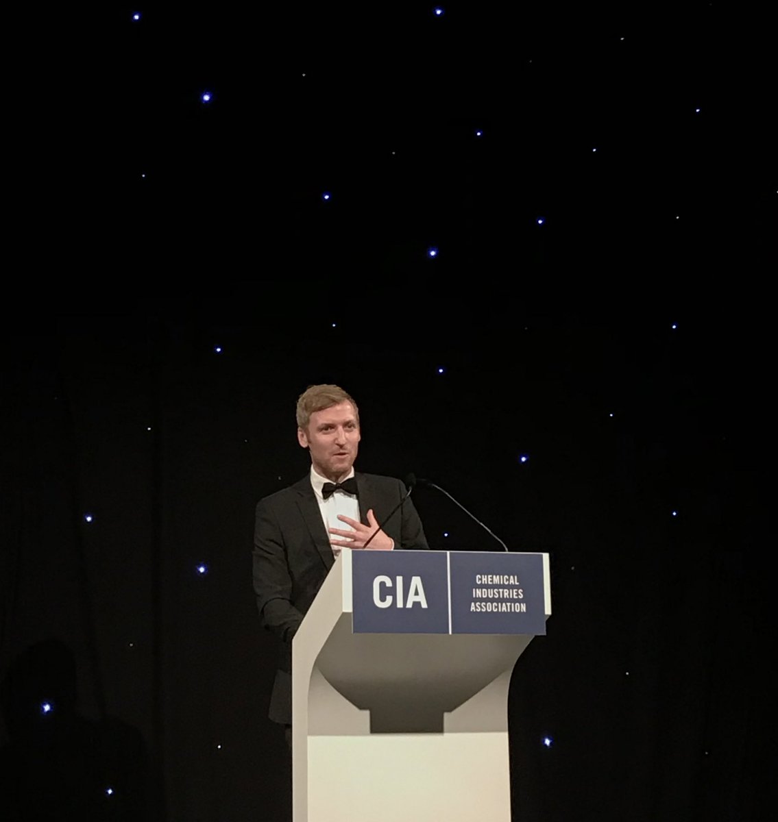 As winners of the CIA Diversity&amp; Inclusion Award, it was an honour to represent @WSP_UK at the annual dinner last night and to hear from <a href="/Lee4NED/">Lee Rowley</a> on the important role of the chemicals sector in achieving #netzero

Thank you <a href="/See_Chem_Bus/">Chemical Industries Association</a>