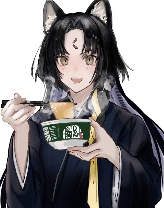 「何かを持っている 麺」のTwitter画像/イラスト(人気順)