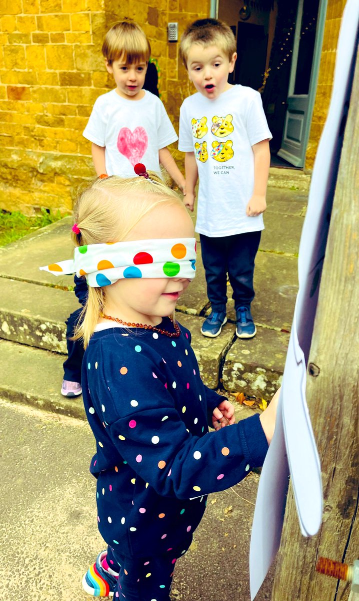 CarrdusRec's tweet photo. We had a fantastic day today raising money for Children In Need. We decorated Pudsey bandanas, did some disco dancing and played stick the spot on Pudsey! We learnt why it is so important to help others who might need it. It was a fantastic way to end the week!  @CarrdusSchool https://t.co/Y8Swshi1yn