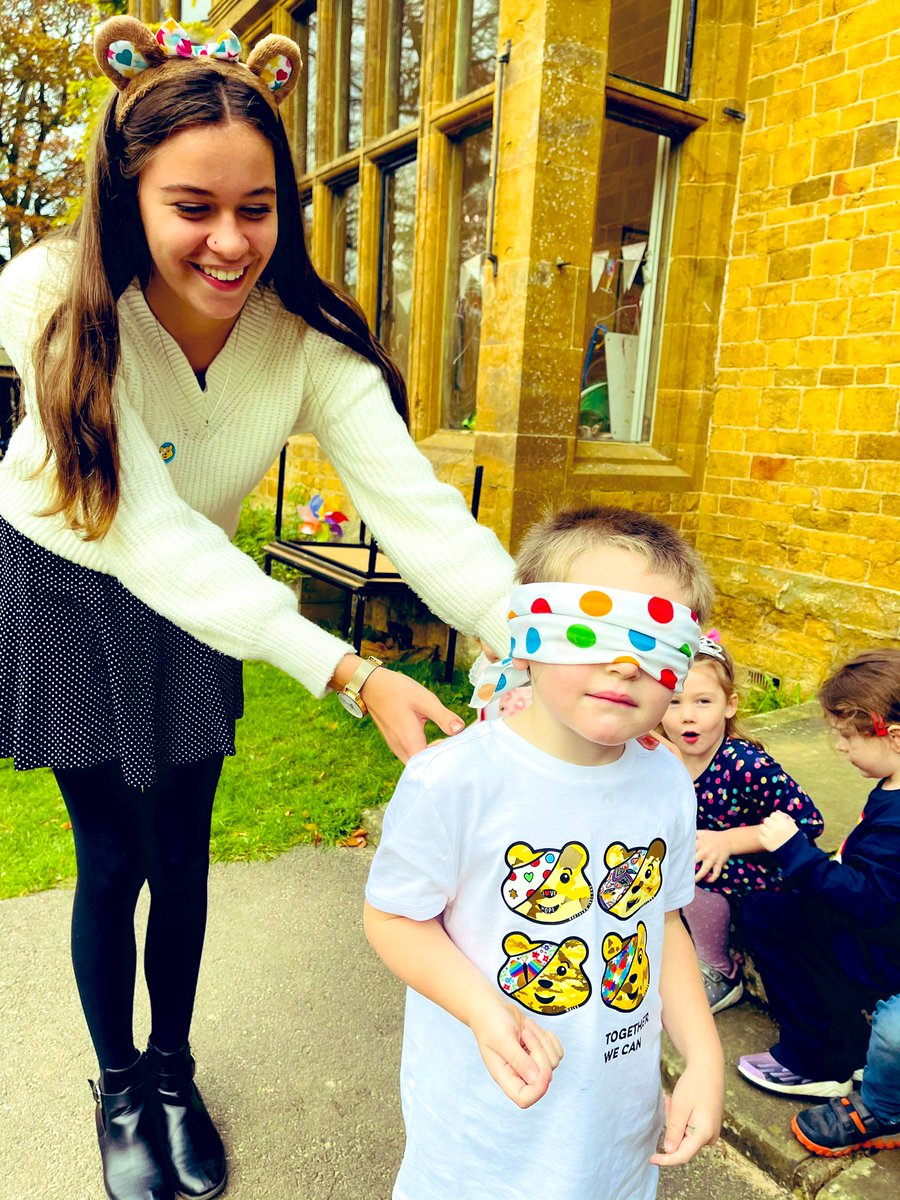 CarrdusRec's tweet photo. We had a fantastic day today raising money for Children In Need. We decorated Pudsey bandanas, did some disco dancing and played stick the spot on Pudsey! We learnt why it is so important to help others who might need it. It was a fantastic way to end the week!  @CarrdusSchool https://t.co/Y8Swshi1yn