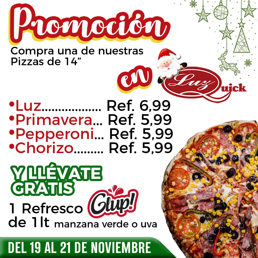 mercadosluzca's tweet photo. .
Hey date un gusto en #Luzquick Con estas 2 #superpromos.
.
PROMOCIÓN VÁLIDA DEL 19 AL 21 DE NOVIEMBRE
.
Visítanos en Chacao Av San Ignacio de Loyola, cruce con calle Sucre, edificio Luz, planta baja, local N° 5.
.
#AutomercadosLuz #luzquick #GLUP #dateungusto #19noviembre https://t.co/lODjnNx7i6