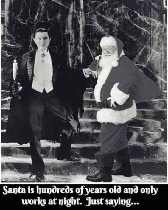 OccultHumor's tweet image. #vampire #santa