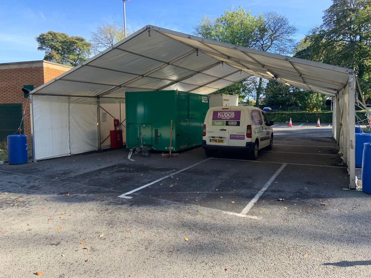 waltonsmarquees's tweet photo. Drive through Covid testing stations? Yep, we got it... https://t.co/L0fmTKMgTi
