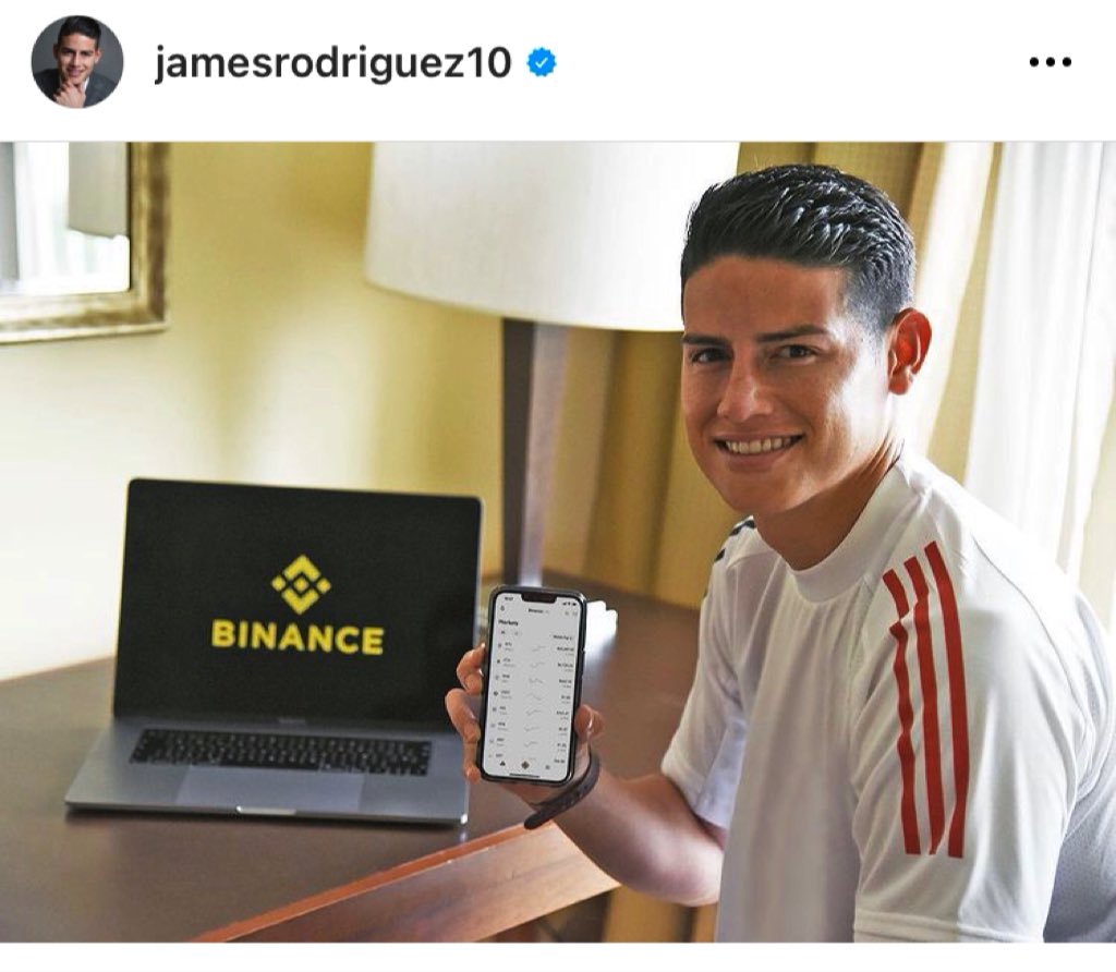 OscarPips's tweet photo. @jamesRoficial uniendose al mundo de las #Cryptos!! 🔥🔥🔥🚀 https://t.co/sXxlvtA1j8