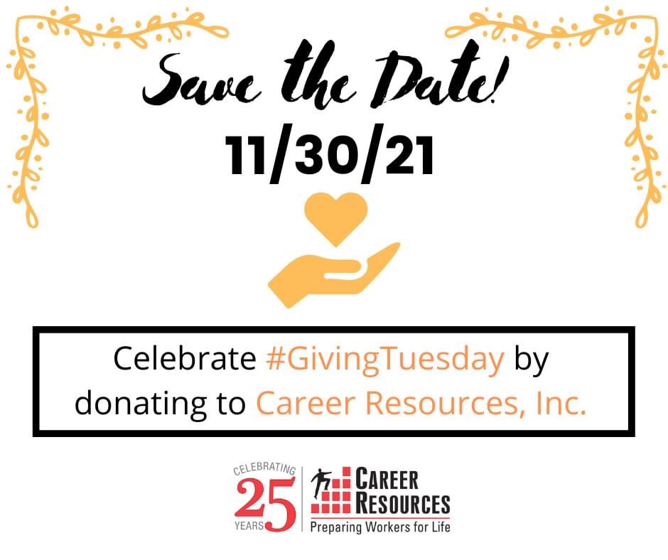 CRI_IncCT's tweet photo. #GivingTuesday is a worldwide day of giving! Will you be participating?

#GivingTuesday is always the first Tuesday following Black Friday, which marks the beginning of the holiday shopping season. #GivingTuesday!

https://t.co/c8rqFLRBGL https://t.co/Cr21ZBNFWx