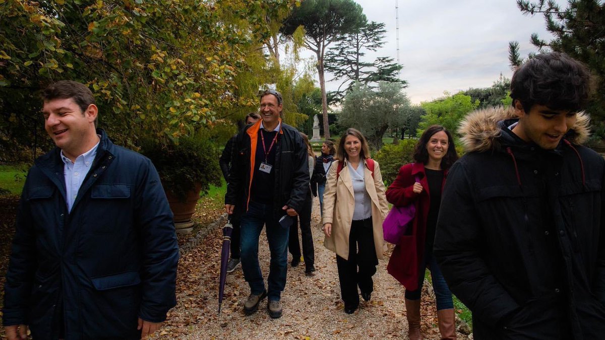 #JFRC students and staff/faculty of <a href="/LoyolaAnd/">Universidad Loyola</a> toured the Vatican Gardens with an exceptional guide: Rafael Tornini, Head of Gardens and Environmental Team of the Vatican. The gardens are a great example of the integration of history, design, and sustainable land management.