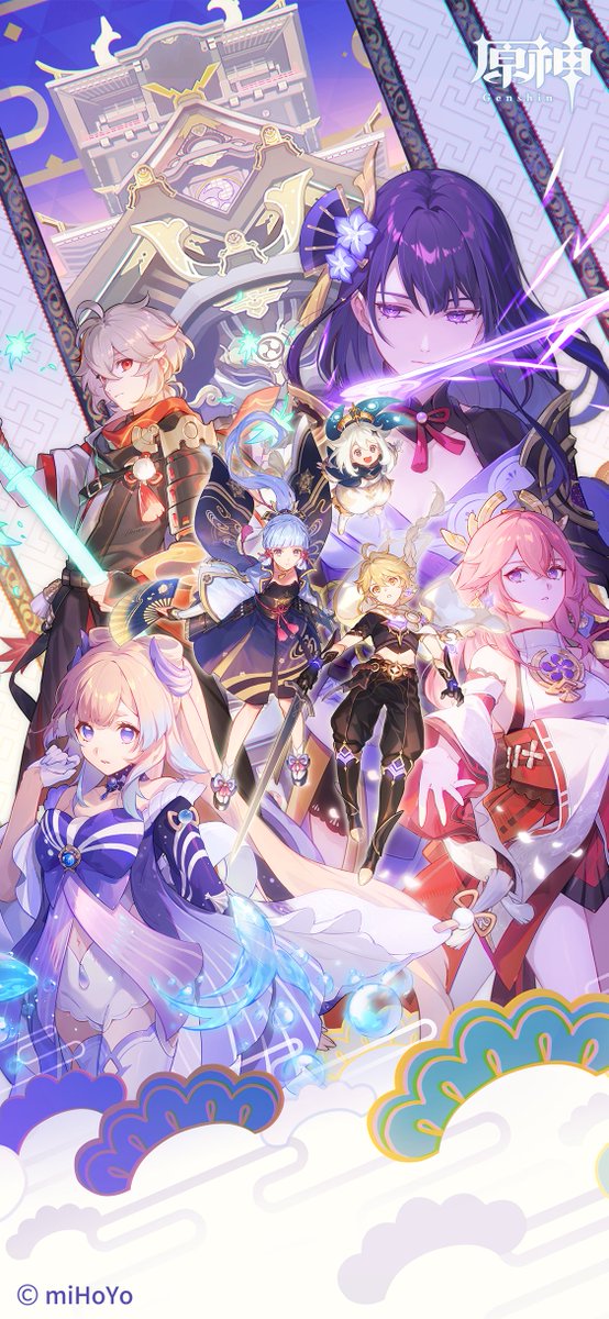 Twitter 上的 戦国ペトラ 原神公式に壁紙ダウンロードあるけど このイラスト縦版だとまんまタペストリーになりそう T Co Dhcunfludo Twitter