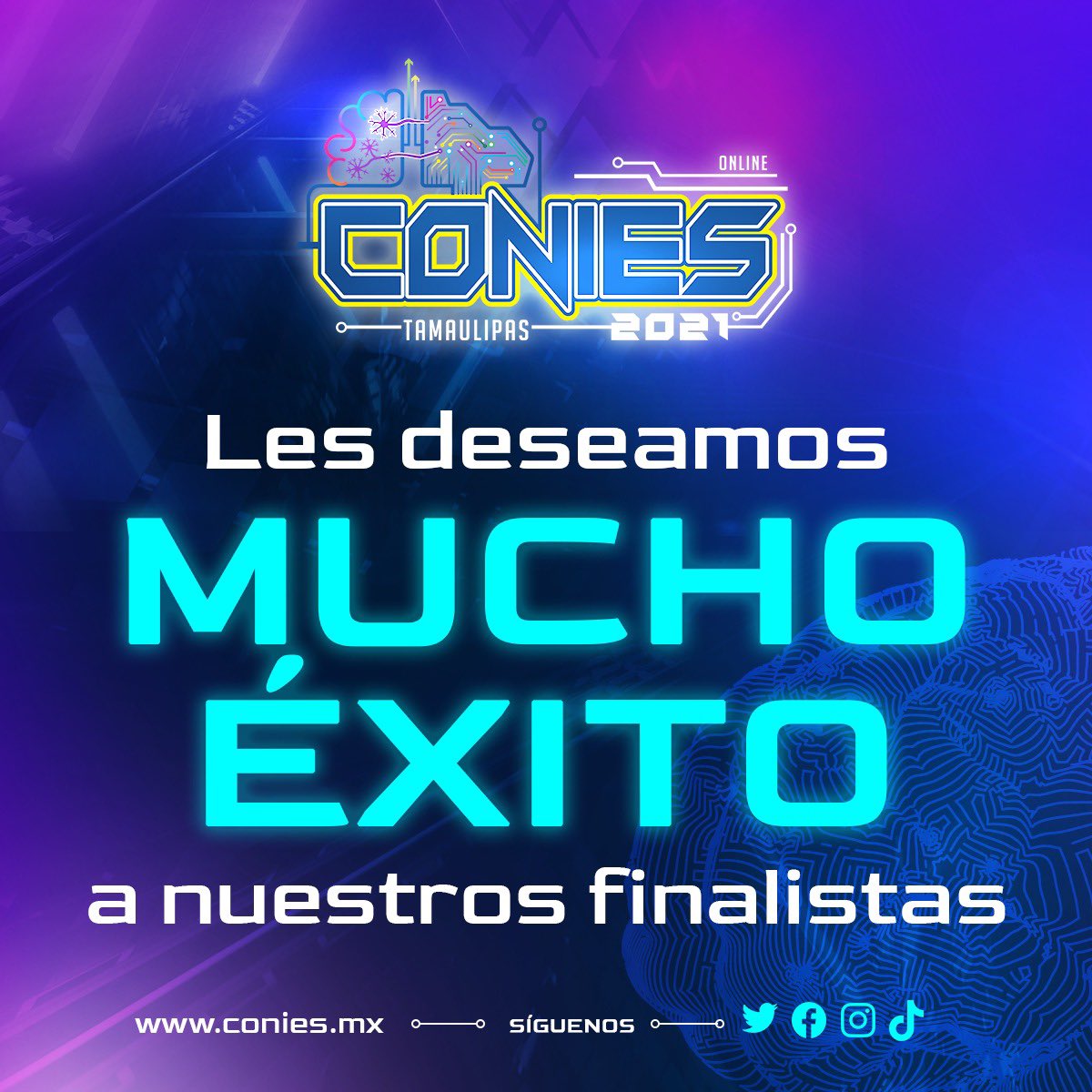 CONIES2022's tweet photo. 🥇A los finalistas les recordamos que les fue enviado la liga de su participación al correo de la persona que confirmó su asistencia

Les deseamos mucho éxito a todos los participantes👍🏼

#CONIES #CONIES2021 #UTyPs #convocatoriaabierta #proyectosocial #emprendimiento #innovación https://t.co/HenArkLtHg