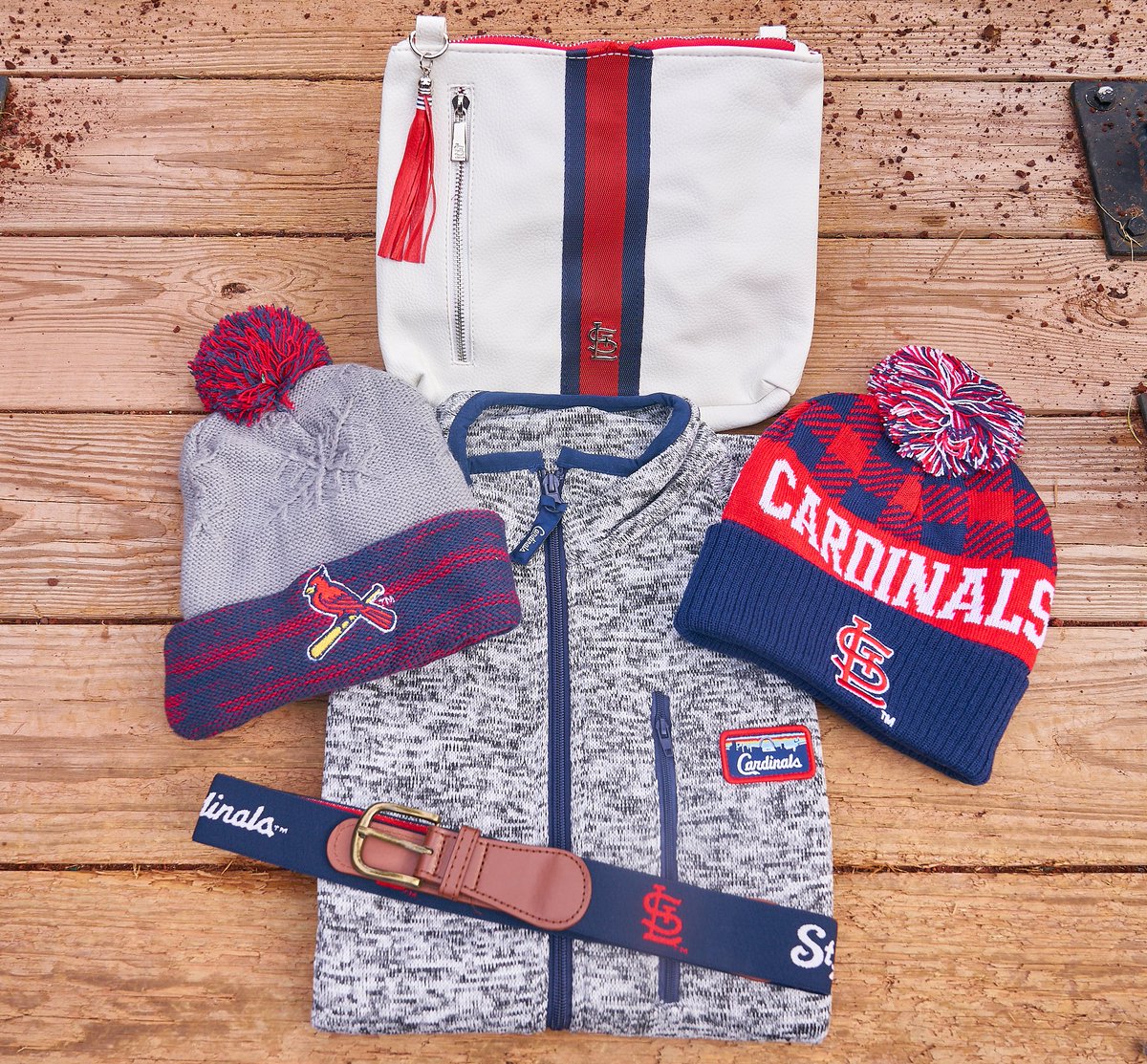 We're giving away the 2021 Cardinals purse, a $100 Cardinals gift card, and the other items below. RT for your chance to win!