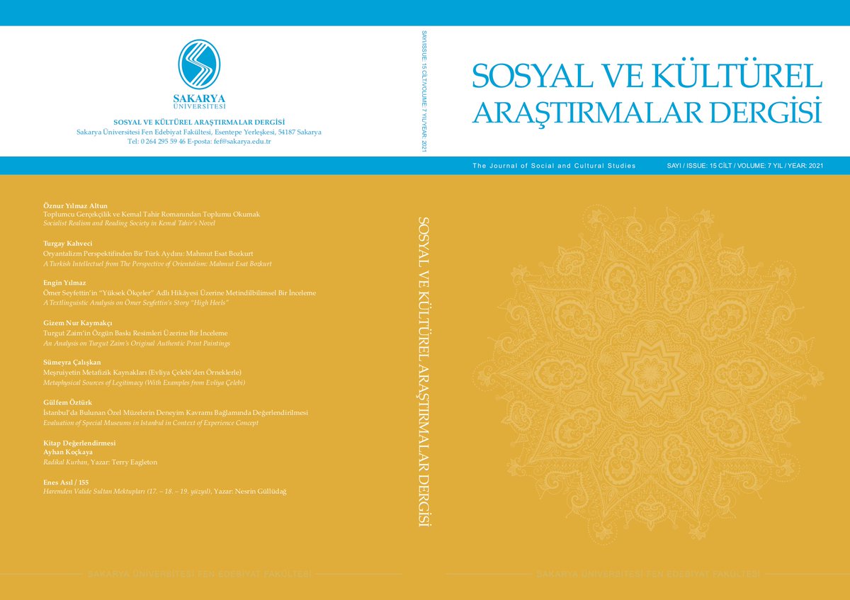 Editörlüğünü bölüm başkanımız, Prof. Dr. Mustafa Kemal Şan <a href="/mkemalsan/">Mustafa Kemal ŞAN</a> hocamızın yaptığı, Sosyal ve Kültürel Araştırmalar Dergisi'nin <a href="/SKAD_JSCR/">Sosyal ve Kültürel Araştırmalar Dergisi</a>  yeni sayısı yayımlanmıştır. Makaleler için dergipark.org.tr/tr/pub/skad/is… @NecmettinA29 <a href="/AkyigitHandan/">Handan Akyiğit</a> <a href="/AliZtrkSau/">Ali Öztürk</a> <a href="/meryemkucukk/">Meryem Küçük</a>