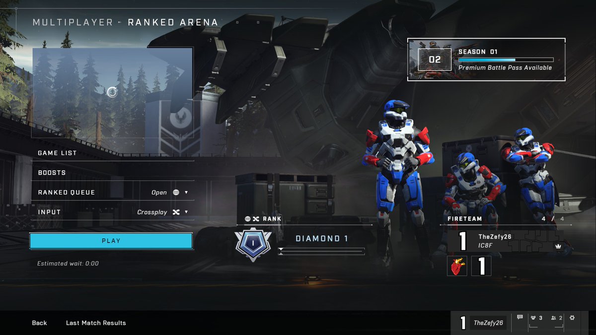 thezefy's tweet photo. I got diamond after placement matches! @Halo #HaloInfinite https://t.co/N1moMBPNiY