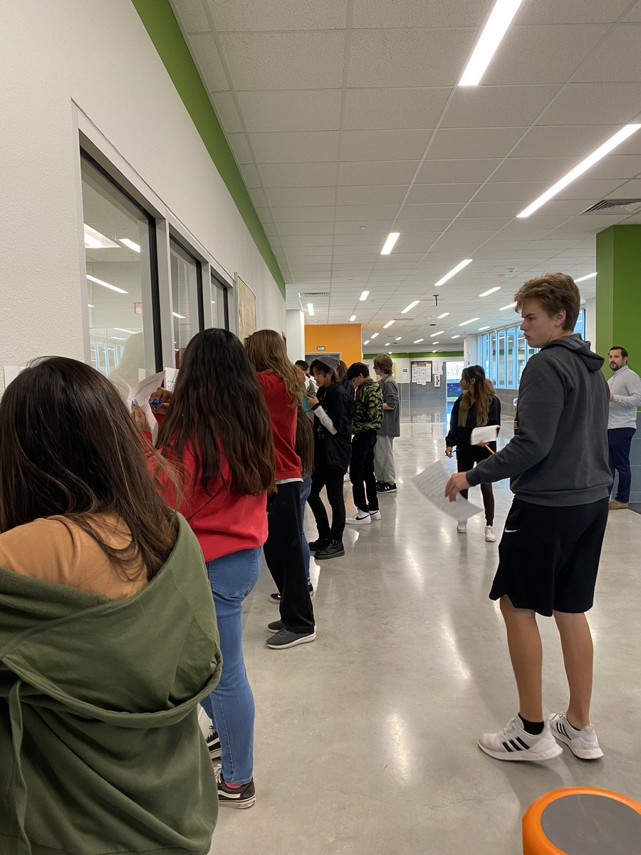 RebeccaPHudson's tweet photo. Mr. Fredericksonโs government classes doing a gallery walk and then small group discussions afterwards. Working hard on the Friday before Thanksgiving Break! #BIA #JHS #SSROCKS https://t.co/PWx8uOTSIW
