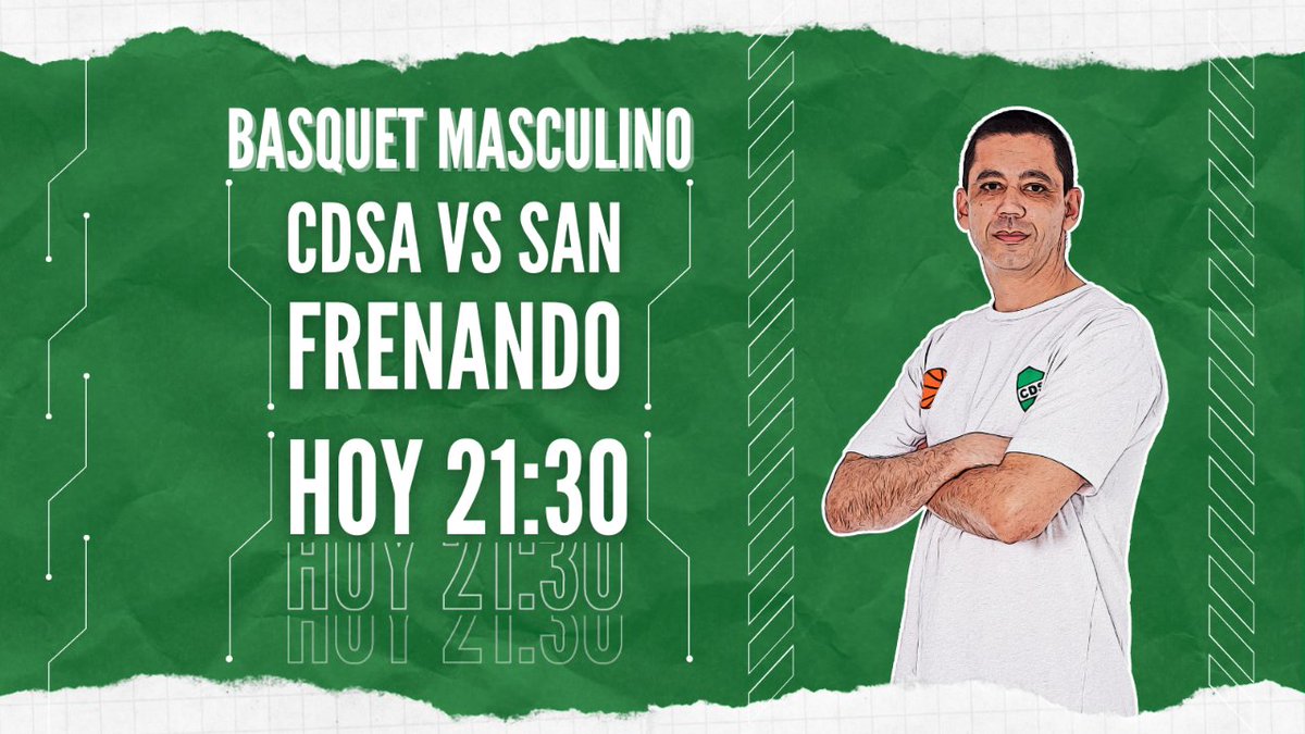 Hoy nuestro equipo de primera división de básquet masculino regresa para enfrentarse a San Fernando de local en la continuación del Torneo Transitorio 2021 de <a href="/FEBAMBAok/">FEBAMBA</a> .

#VamosDepor #SomosMasQueUnEquipo