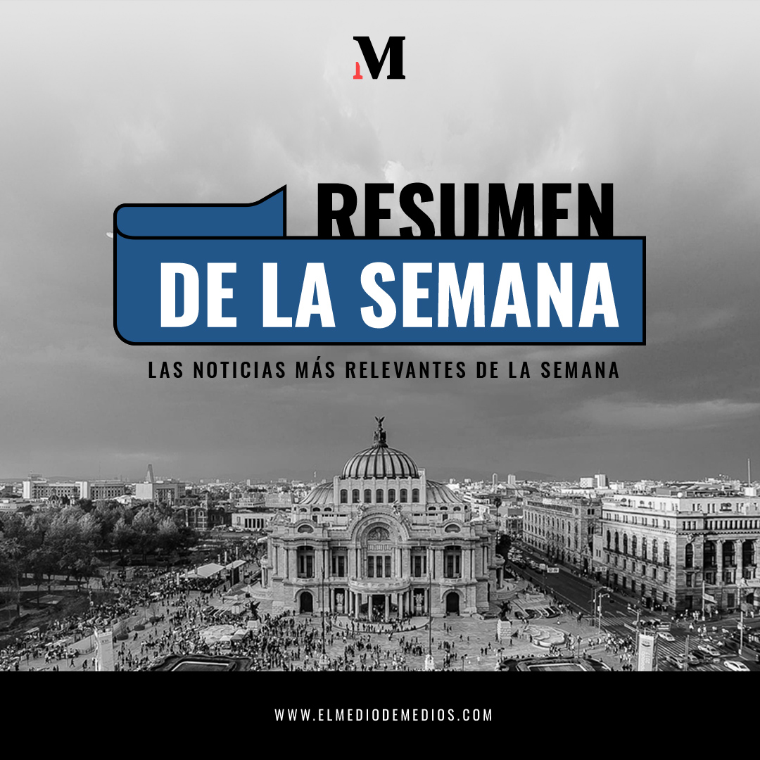 ElMedioDeMedios's tweet photo. El Medio de Medios te presenta el #ResumenDeLaSemana. 

✔ AMLO recomienda al INE austeridad.
✔ México y Canadá donarán vacunas anti covid.  
✔ Preocupación por una nueva pandemia

Ahonda en el quehacer noticioso en nuestra Web App ➡️ https://t.co/IC2rz62Kqy https://t.co/dYH0EFf5Z0