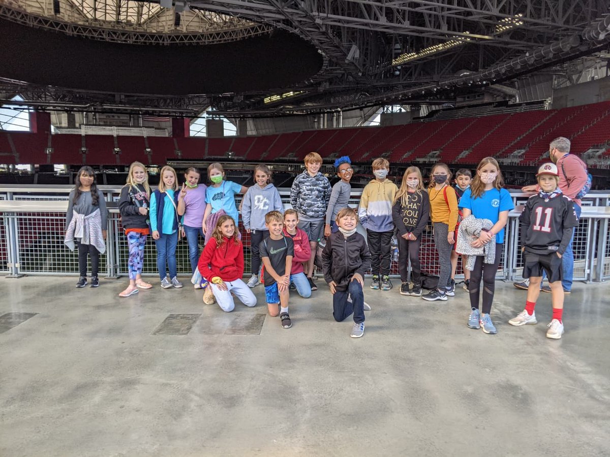 STEMismyJAM's tweet photo. We enjoyed our field trip to learn about the science behind the construction of #mercedezbenzstadium! @cfesmustangs #stemgeorgia https://t.co/wSfXCgTRh5
