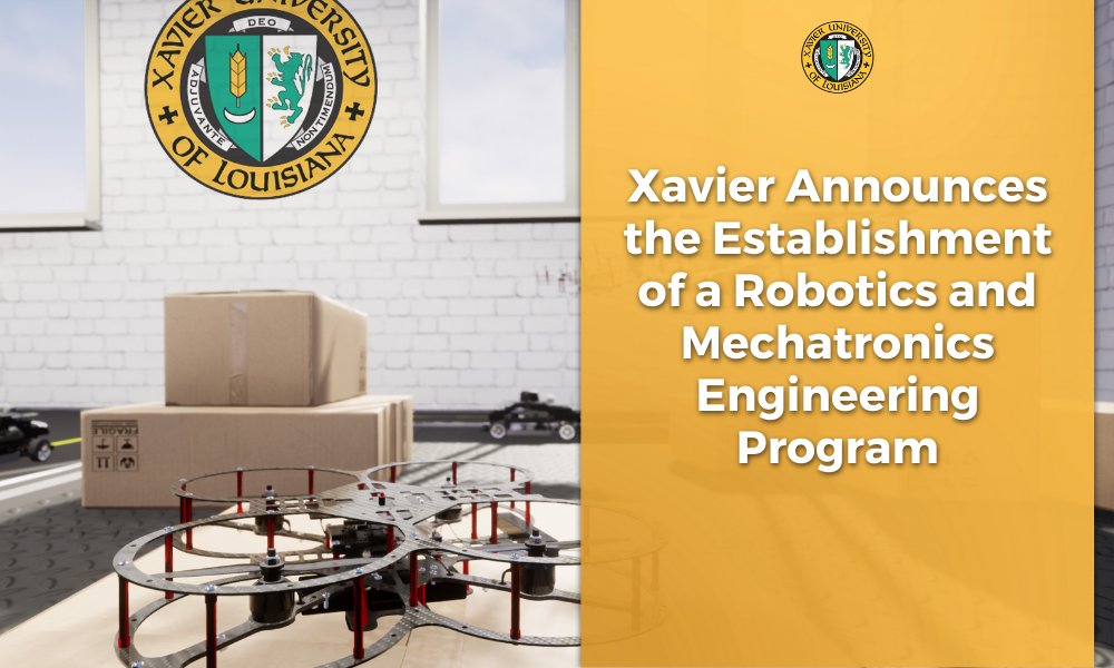 XULA1925's tweet photo. We are excited to announce our new Robotics &amp; Mechatronics Engineering program beginning in January 
2022! We are the 1st #HBCU to implement such a program, and participants will receive a Bachelor of Science upon their graduation.

Read ➡️ https://t.co/WOlkI8877S #XULA https://t.co/zv4UvNh2ee