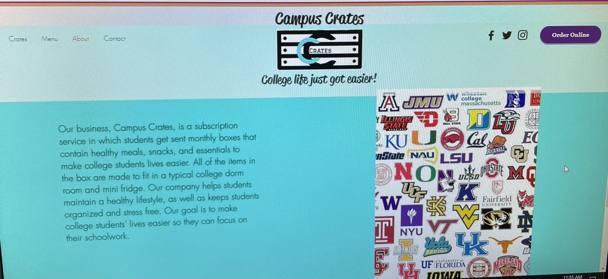 Wheatley’s VE class participates in the Long Island Trade Show with their company, Campus Crates! <a href="/EWSDMath/">Robert Teseo, Ed.D.</a> <a href="/WheatleySchool/">The Wheatley School</a> #ewlearns #virtualenterprise