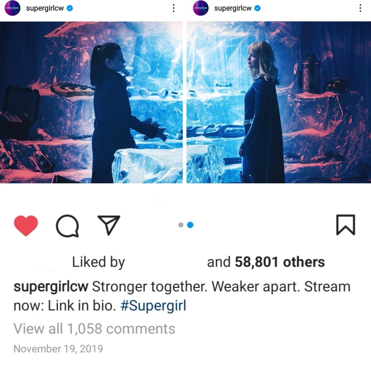 HAPPY TWO YEARS ANNIVERSARY TO THIS GEM. SUPERCORP: STRONGER TOGETHER, WEAKER APART (CANON).