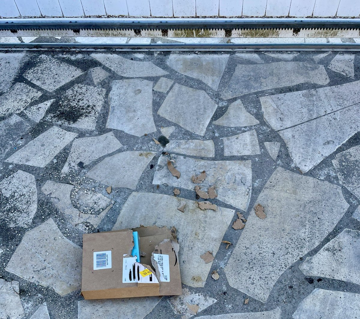 .<a href="/AmazonFrance/">Amazon.fr</a> Bonjour est-ce normal que l’on lance mon paquet au dessus de mon portail, sans me prévenir, pour que mon chien le mange ? J’étais chez moi et j’ai une boîte au lettre aux normes. Je crains pour le colis fragile que j’ai commandé et qui arrive demain !